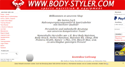 Desktop Screenshot of body-styler.com